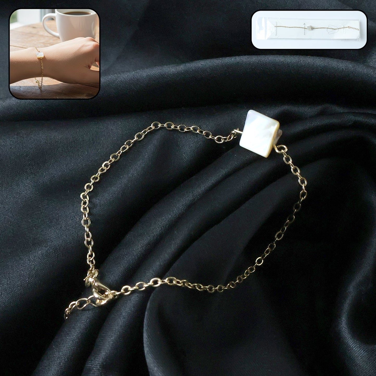 Premium Elegant Adjustable Chain Bracelet (1 Pc / Mix Design)