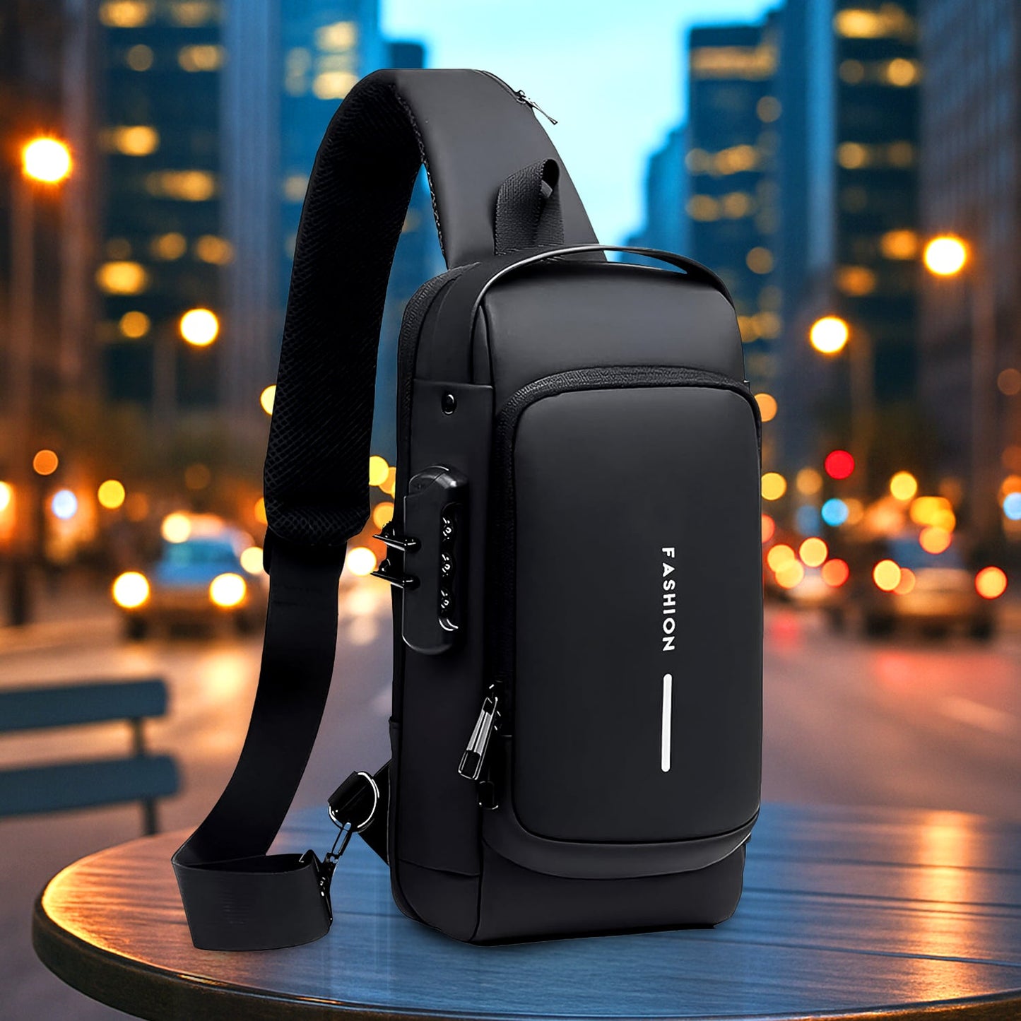 Anti-Theft Crossbody Sling Bag