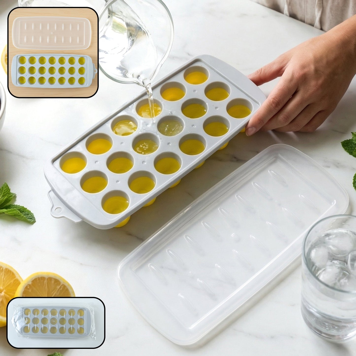 round ice ball tray