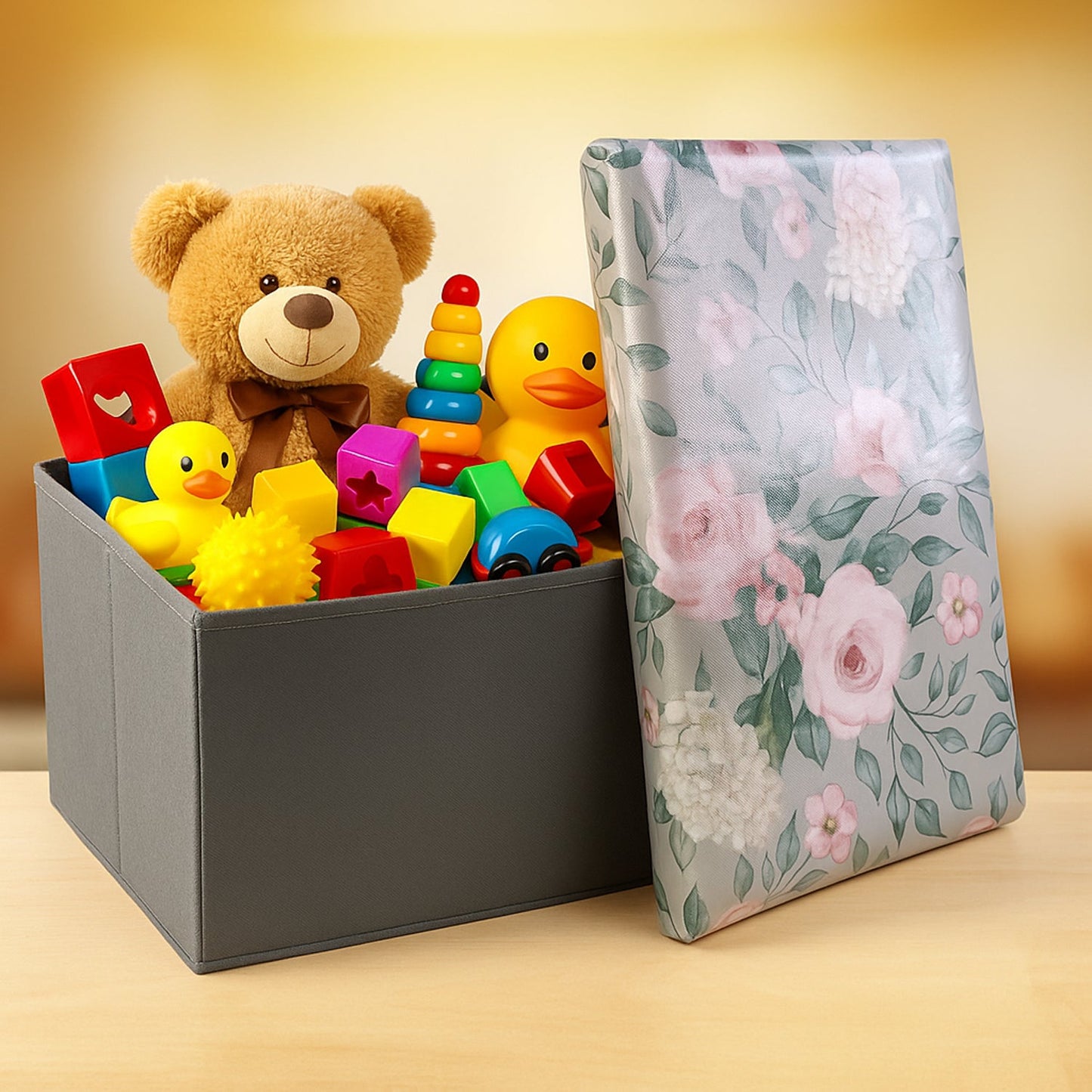 Storage Stool Box