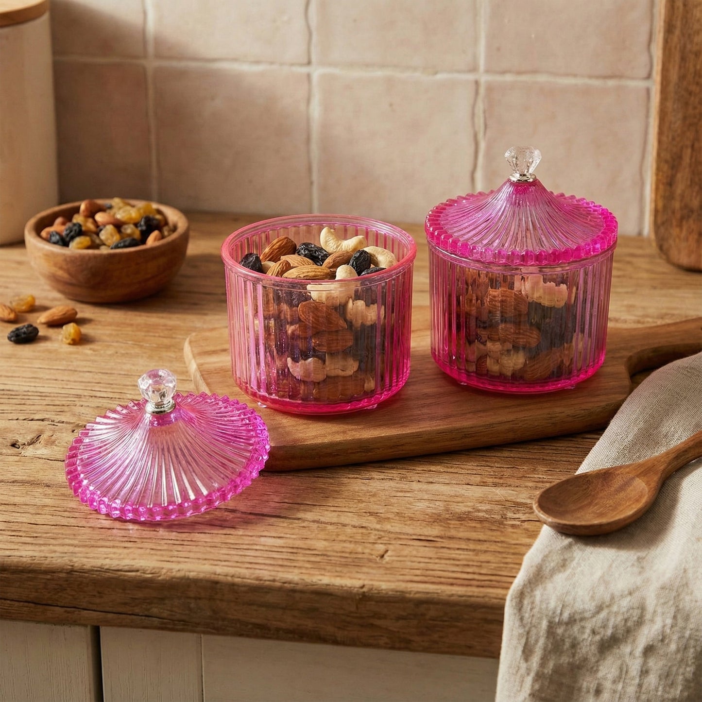 Transparent Storage Jars
