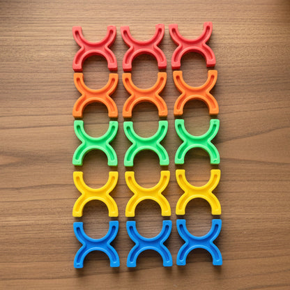 Balanced Block Colorful Interlocking Stacking Toy (1 Set)