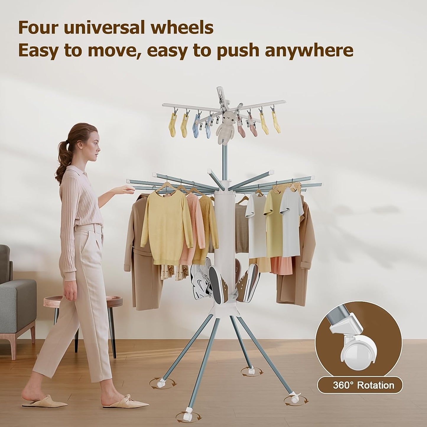 Clothes Dryer Rack Set