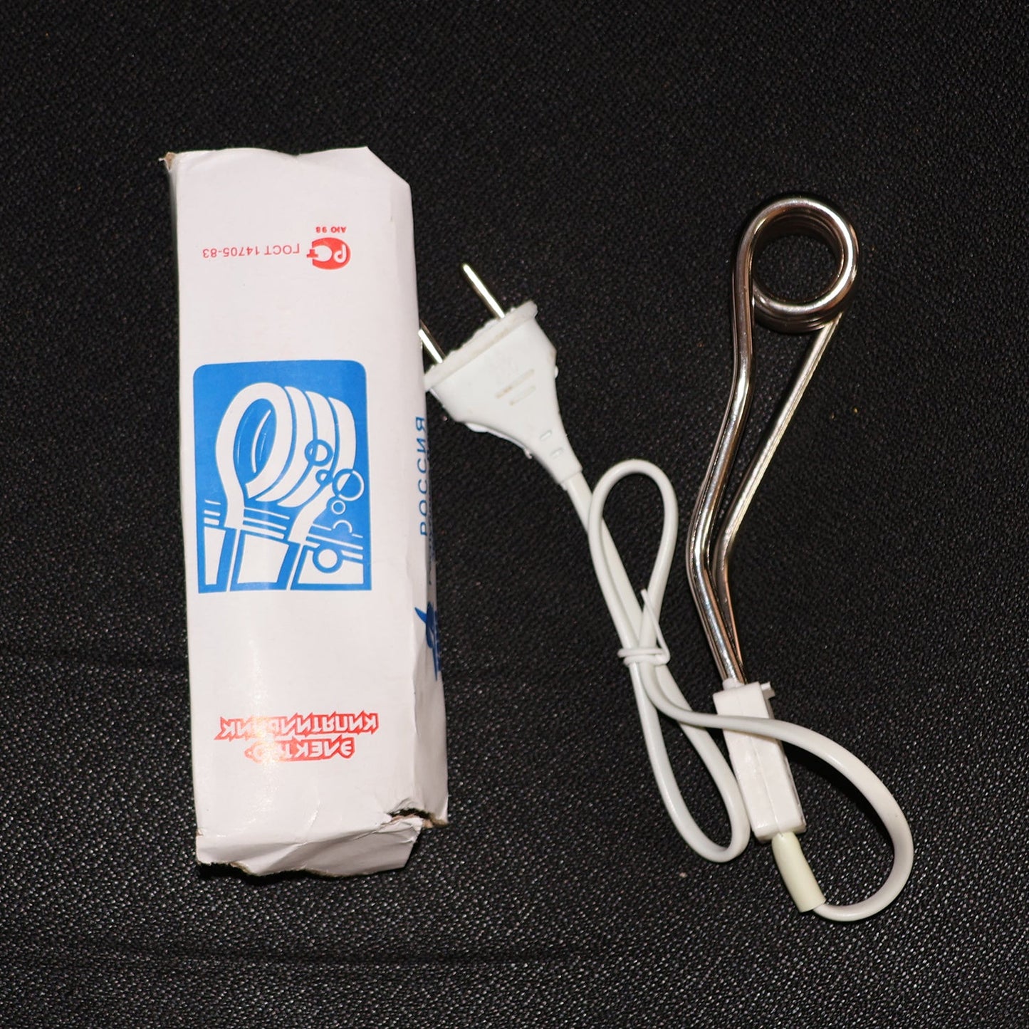 Fast heating immersion rod