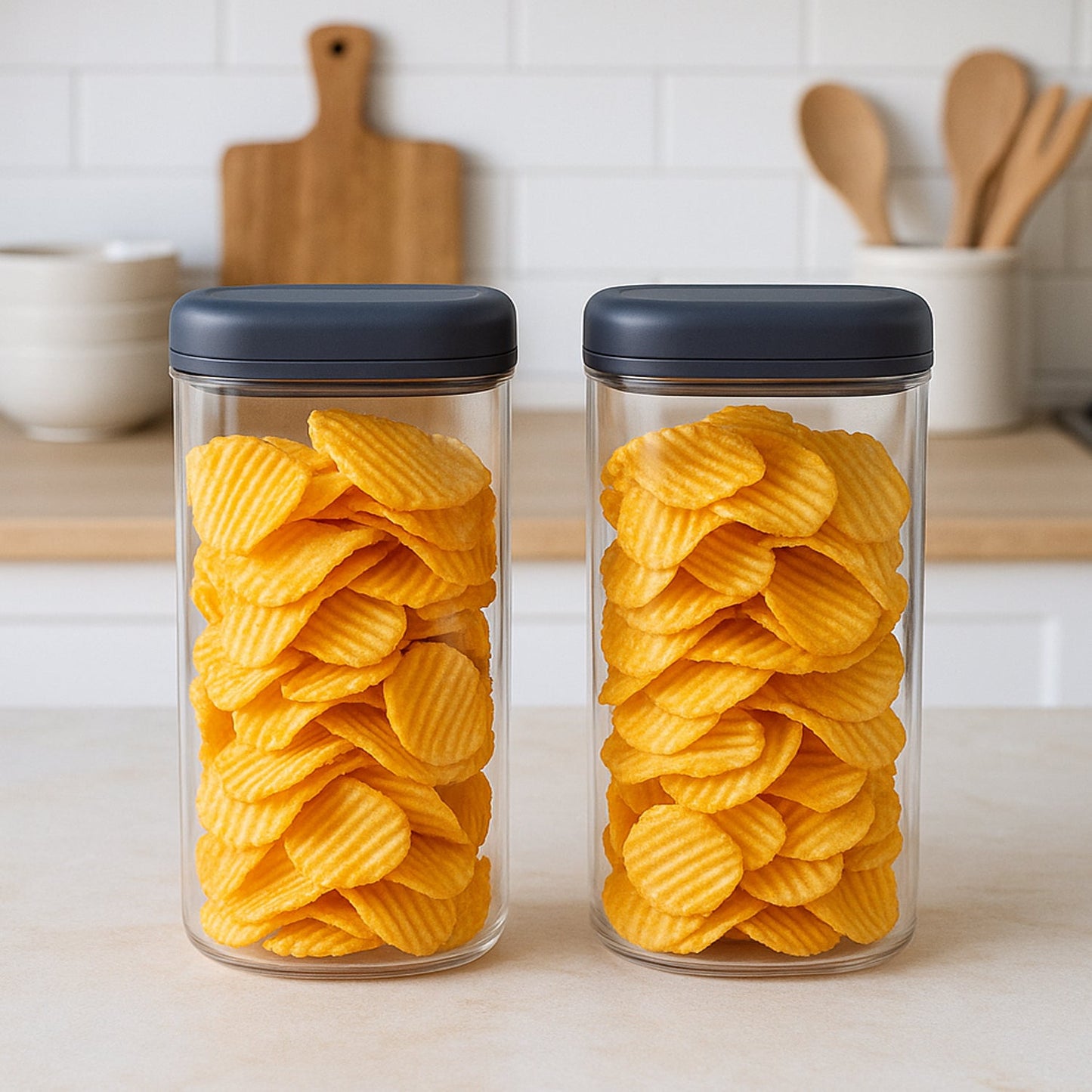 Supermom Airtight Kitchen Storage Containers – (2 Pc Set / 1500 ml)