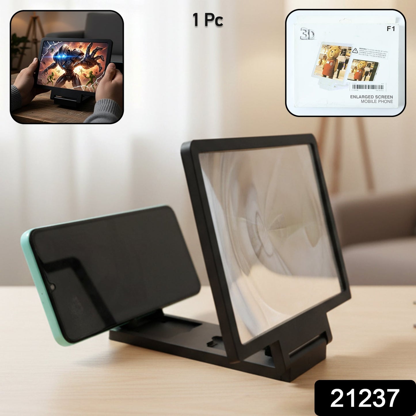 HD smartphone screen amplifier