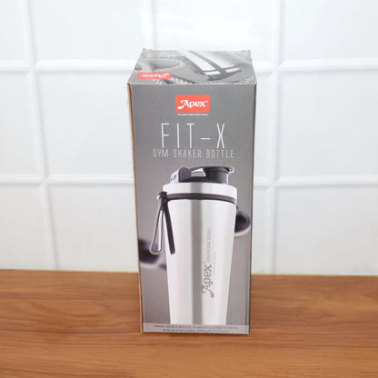Apex Stainless Steel Gym Shaker Bottle and Spring (1000ML / 1 Pc)