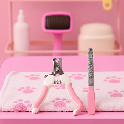 Pet Nail Clipper and File Set (2 Pc)