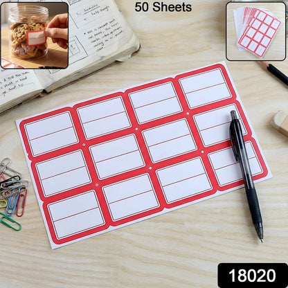 Adhesive Label Sheets