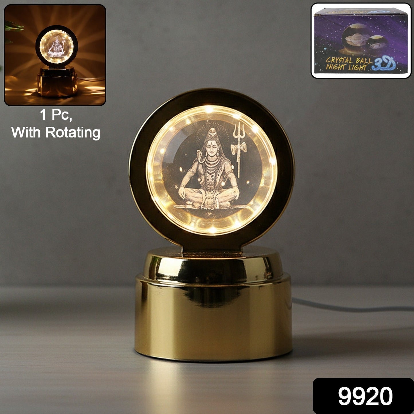 Crystal Sphere Lamp