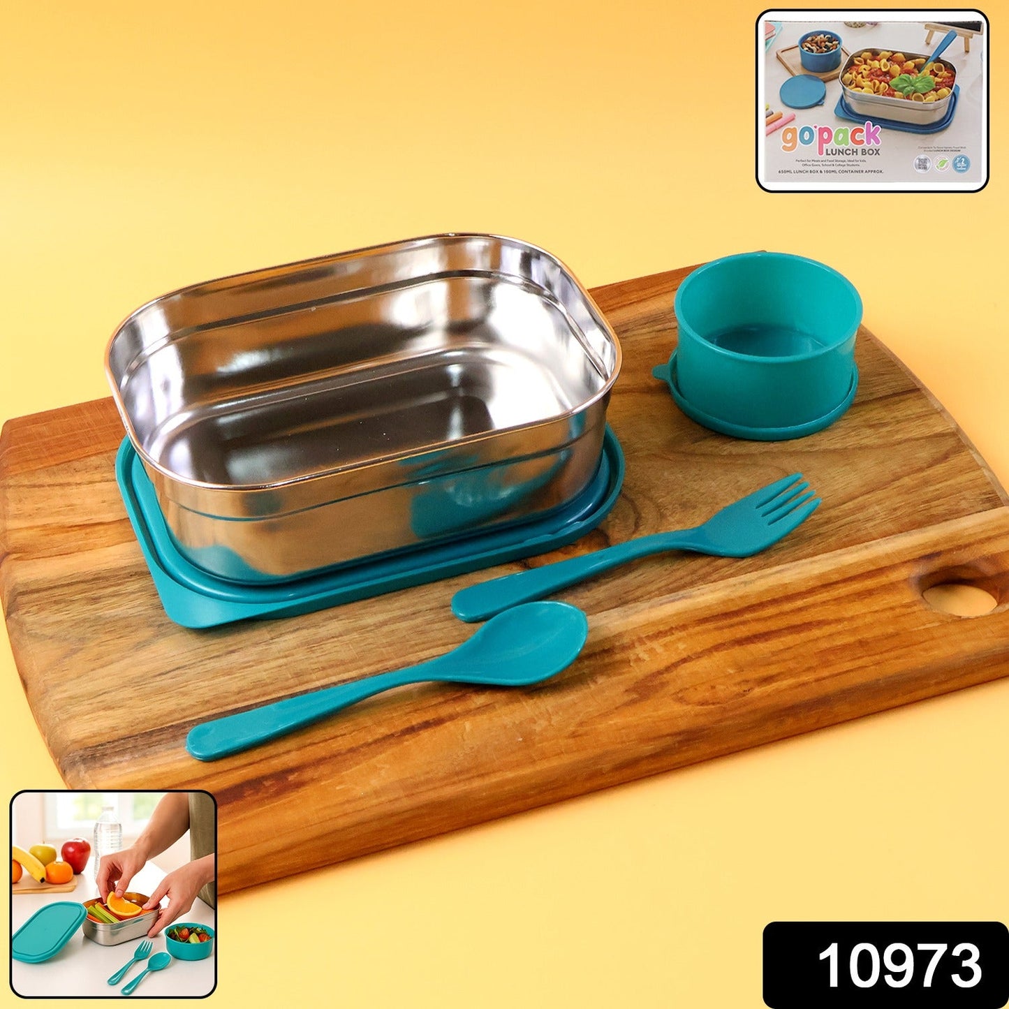 Steel Lunch Box Set