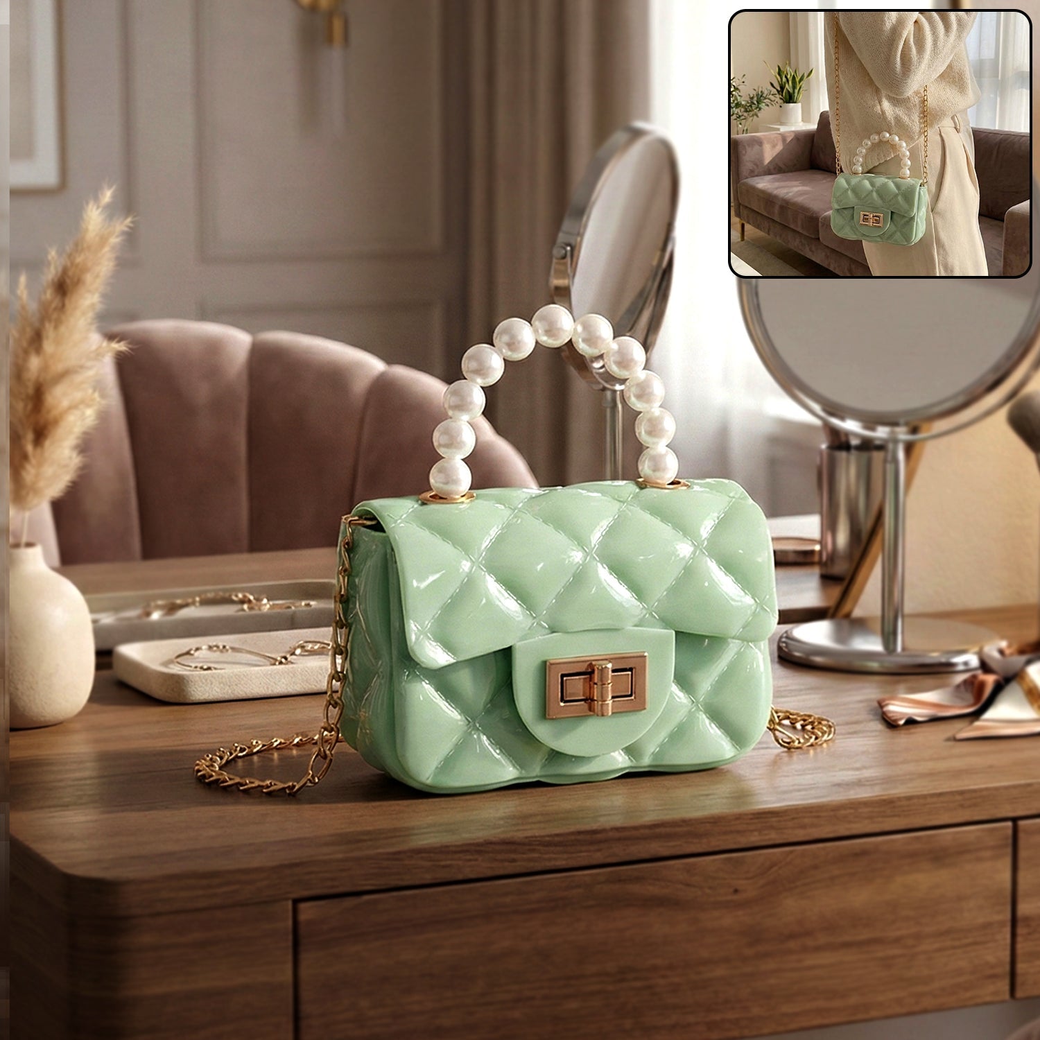 Handle Mini Purse
