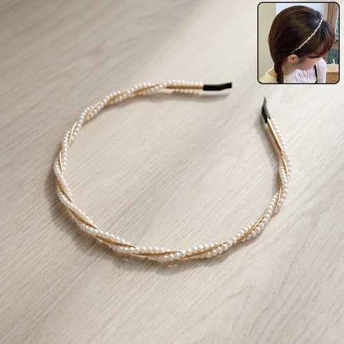 Elegant Pearl Design Hairband (1 Pc)