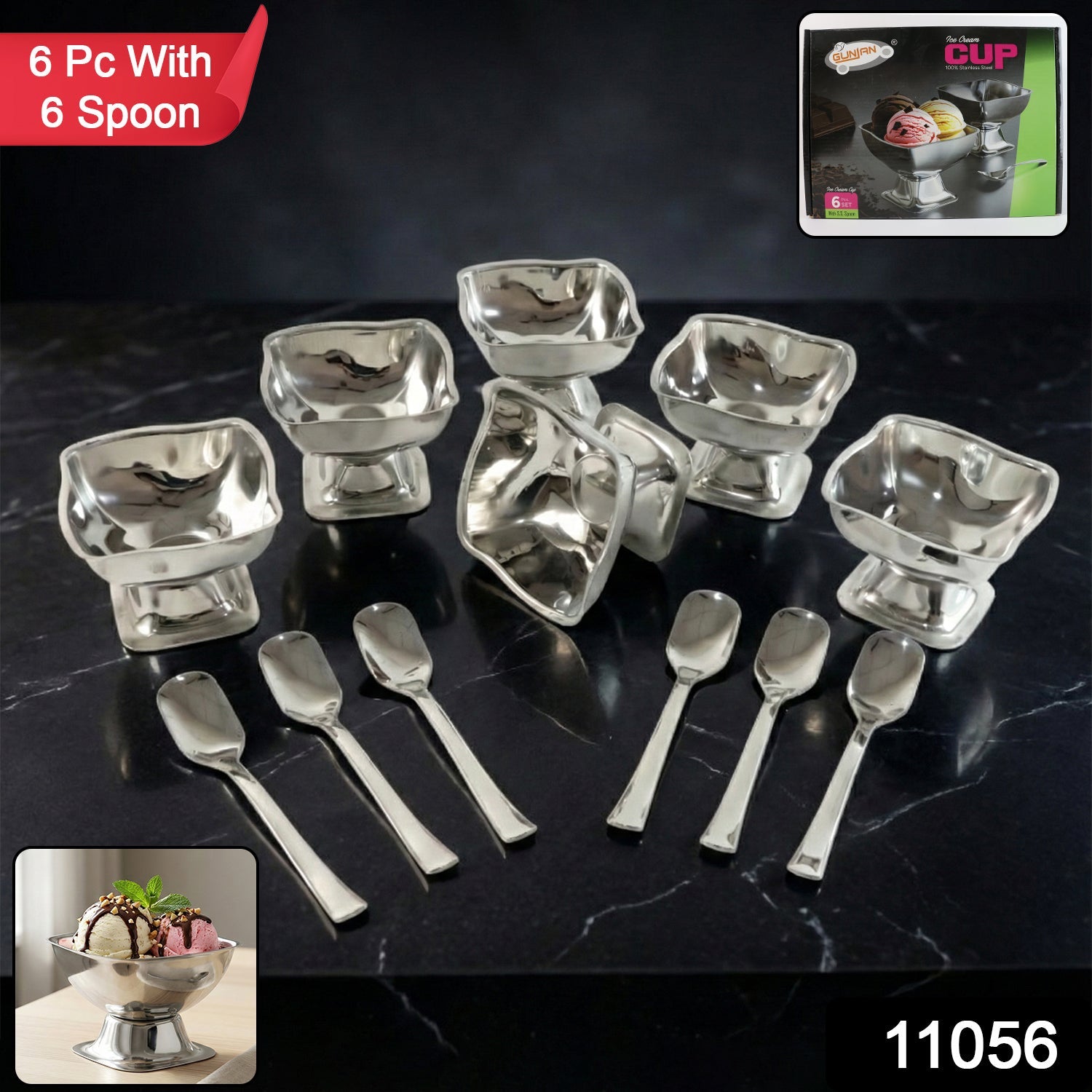 Ice Cream Cup Set