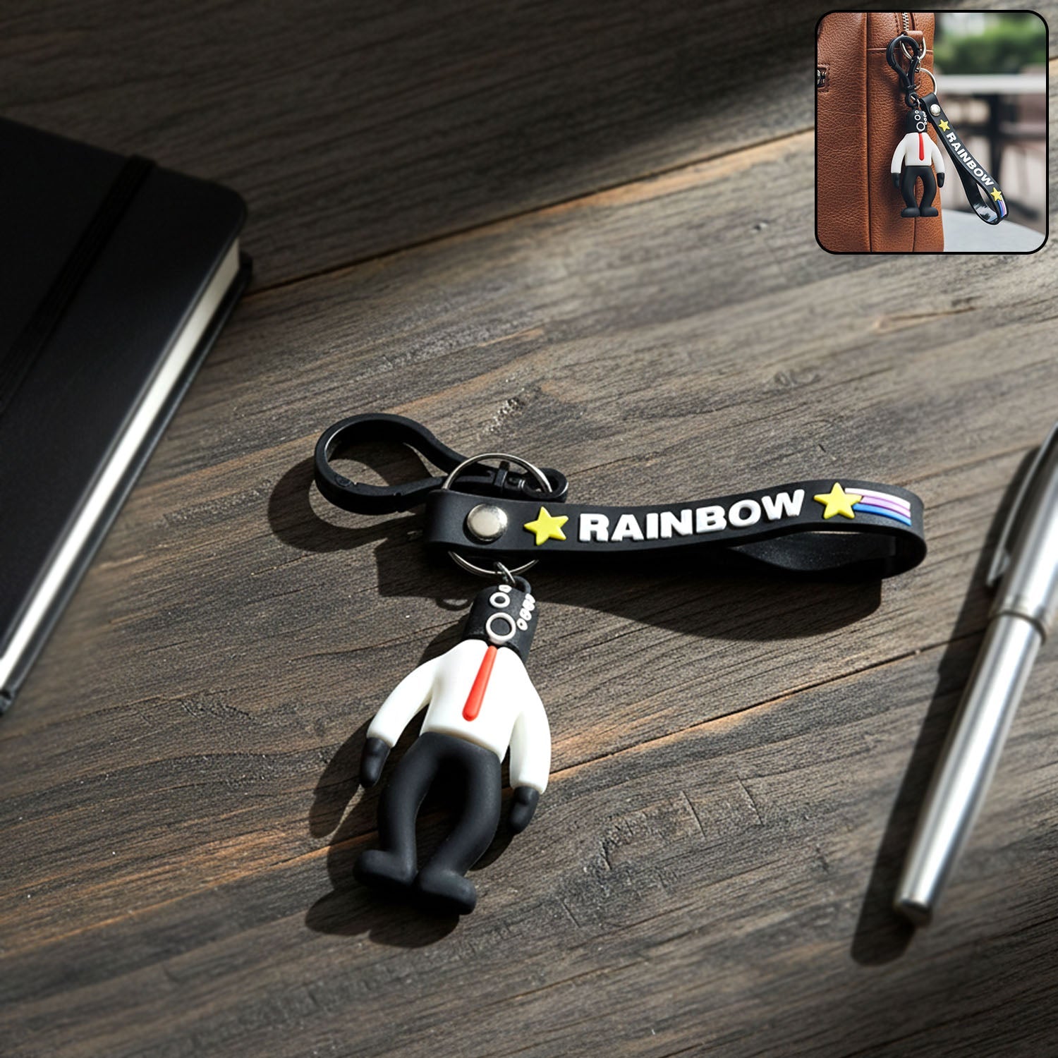 Keychain with Strap