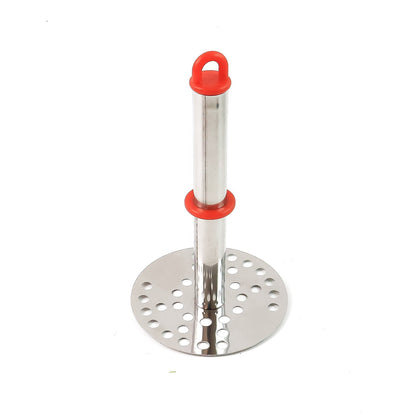 Stainless Steel Potato Masher with Ergonomic Handle (17cm / 1 Pc)