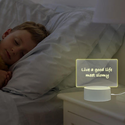 LED Acrylic Writing Board Lamp