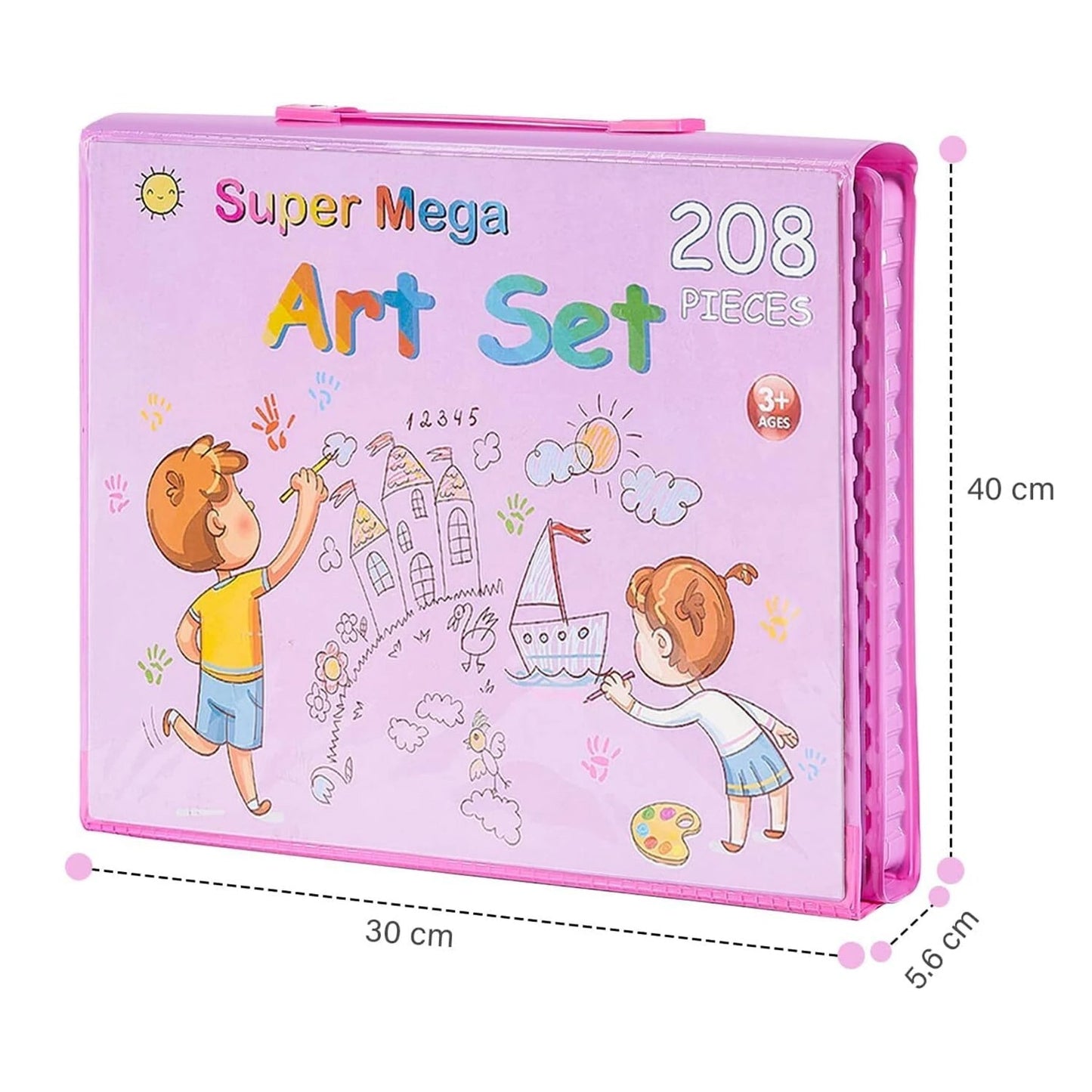 multi color art supplies