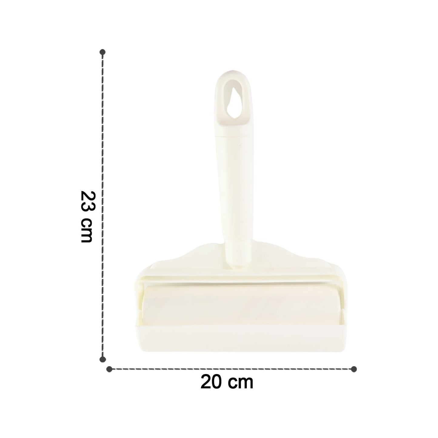 Extra-Wide Lint Roller 23 × 20 cm Handle & Barrel  - (1 Pc)