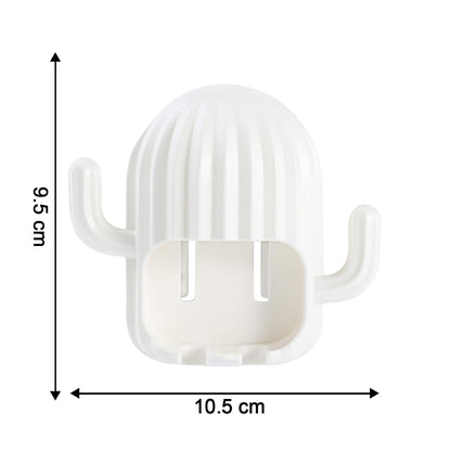 Wall Mounted Cactus-Shape Toothbrush Holder (1 Pc)