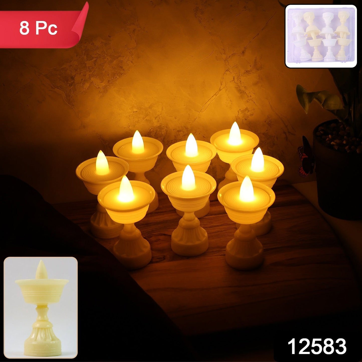 Aqua Light Diyas