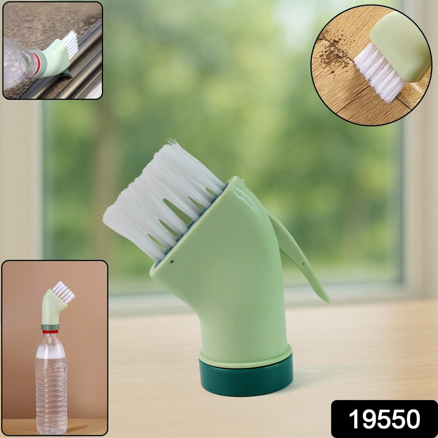 Kitchen Utility Brush with Scraper