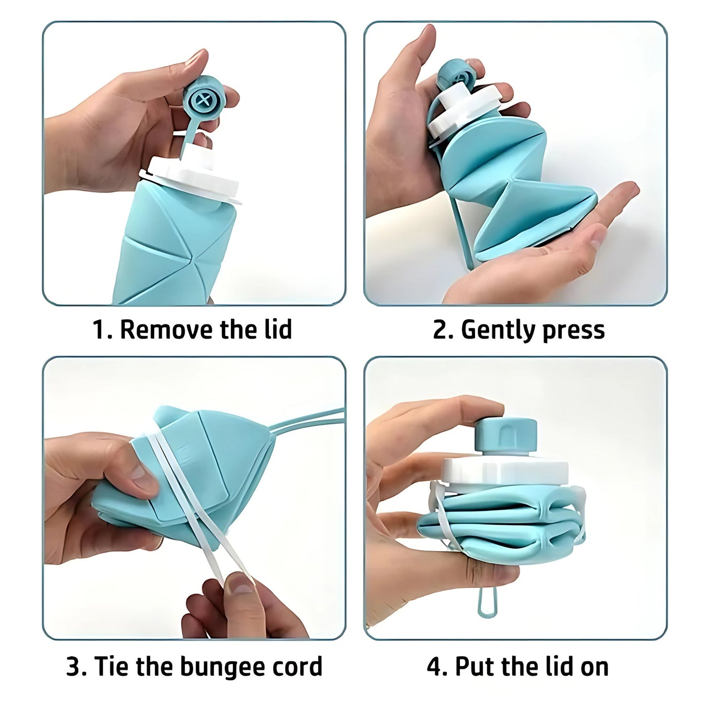Travel Silicone Water Bottle